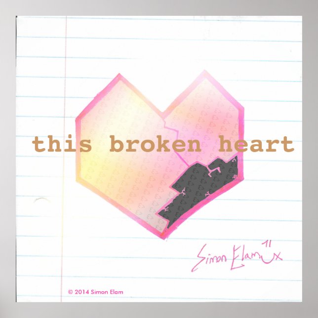 Affiche "This Broken Heart" (Devant)