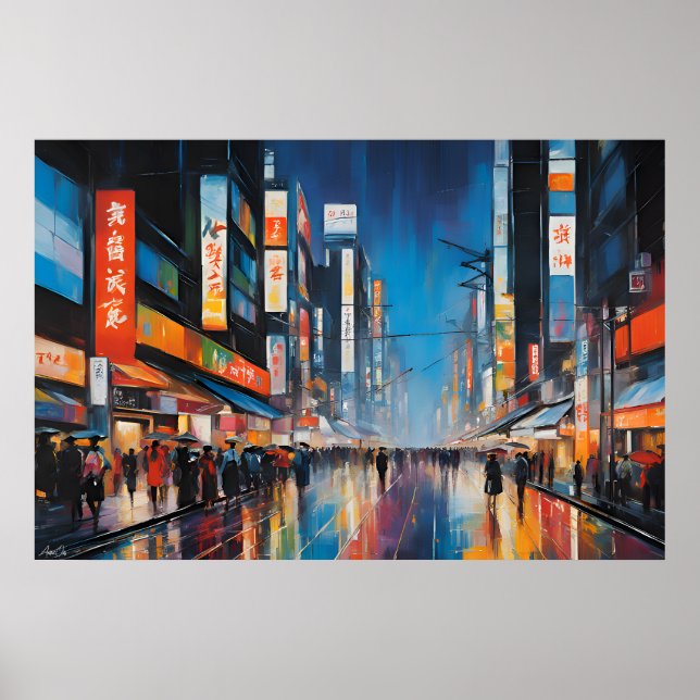 Affiche | Tokyo, Japon | Art (Devant)