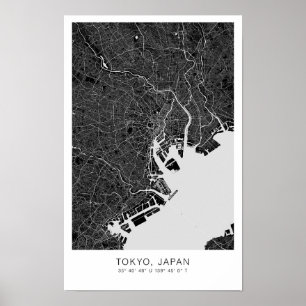 affiche tokyo minimaliste scandinave