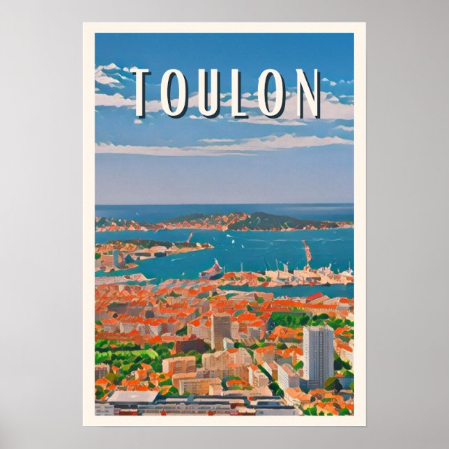 Affiche Toulon Photo Vintage  (Devant)