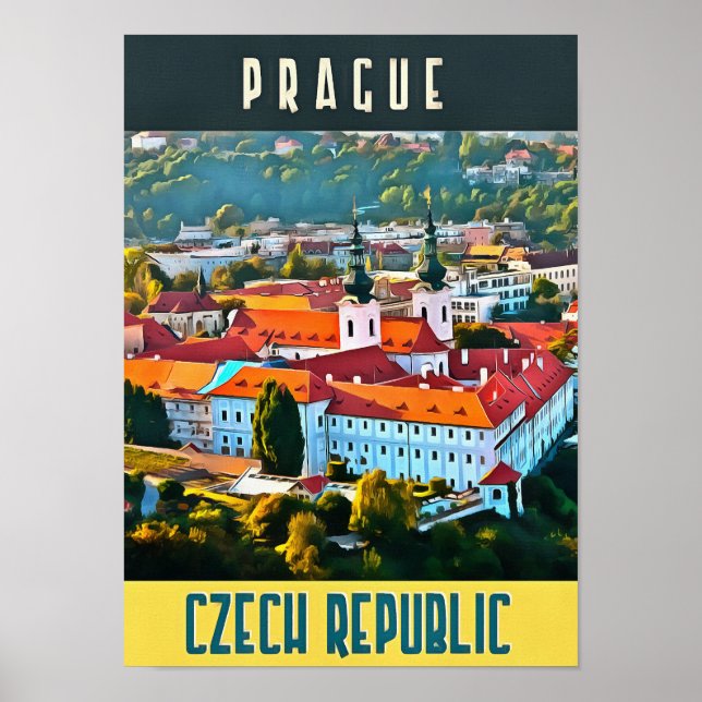 Affiche touristique République tchèque (Devant)