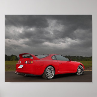 Affiche TOYOTA SUPRA 1993
