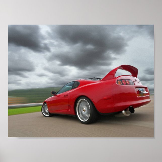 Affiche TOYOTA SUPRA 1993 (Devant)