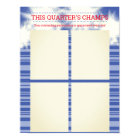 Affiche trimestrielle de l'employé du mois pour 8,