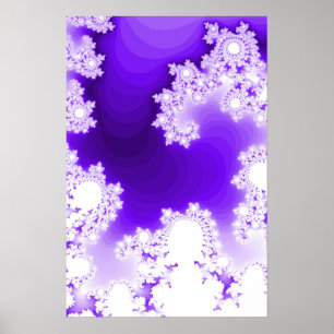 Affiche Trippy : Fractale pourpre