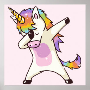 Affiche Unicorn Dab