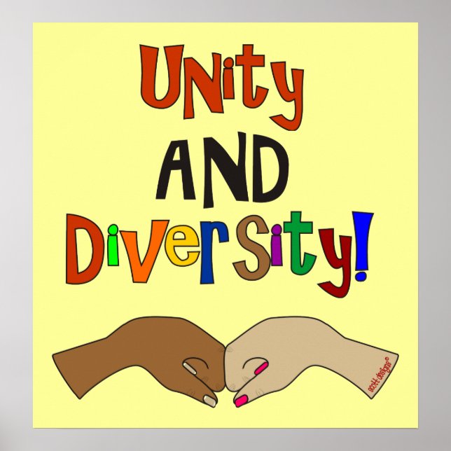 Affiche UNITÉ ET DIVERSITÉ (Devant)