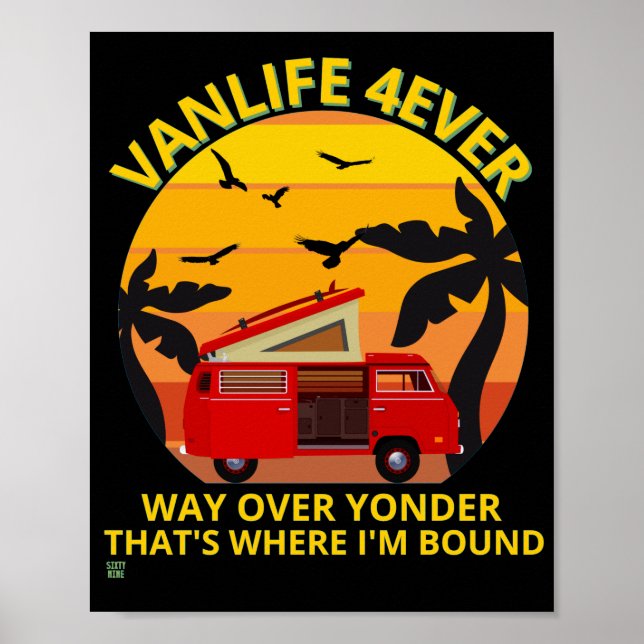 affiche "VANLIFE..." (Devant)