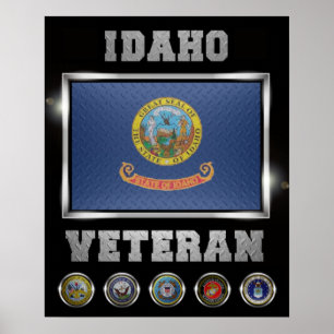 Affiche vétéran Idaho