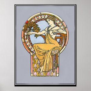 Affiche Vintage Alphonse Mucha
