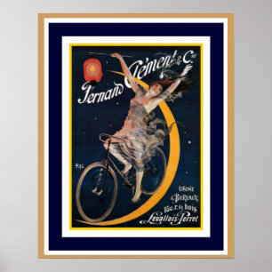 Affiche vintage clémente 16 x 20 d'annonce de