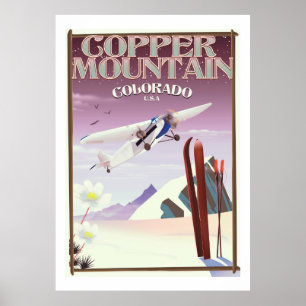 Affiche vintage Copper Mountain colorado