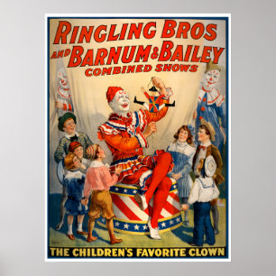Affiche vintage de cirque