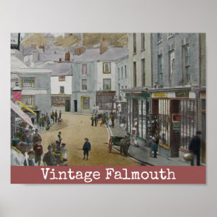Affiche vintage de Falmouth