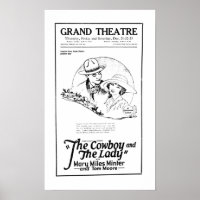 Affiche vintage de Mary Miles Minter 1922