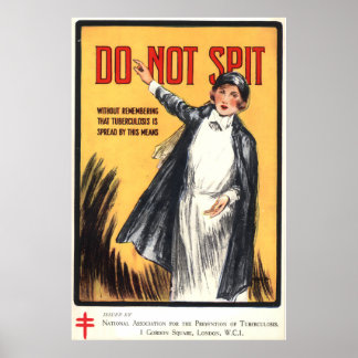Affiche vintage des infirmières en santé publique,