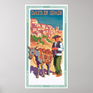 Affiche vintage d'impression d'art d'annonce de