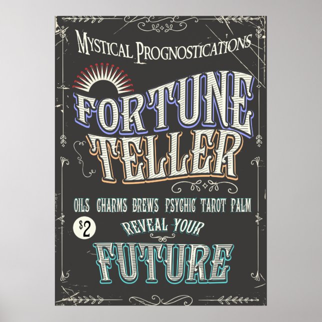 Affiche vintage Fortune (Devant)