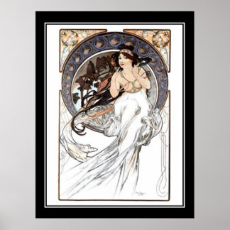 Affiche vintage française Alphonse Mucha
