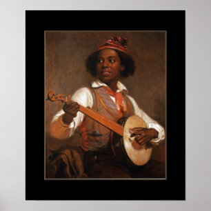 Affiche Vintage Le Joueur de Banjo 2