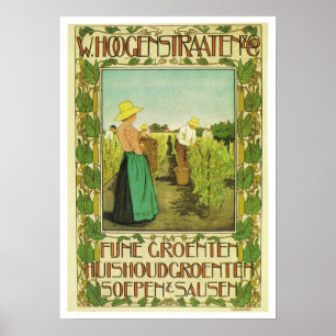 Affiche vintage W. Hoogstraaten et Cie. de la