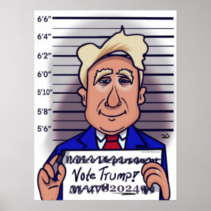 Affiche Vote Trump Matte