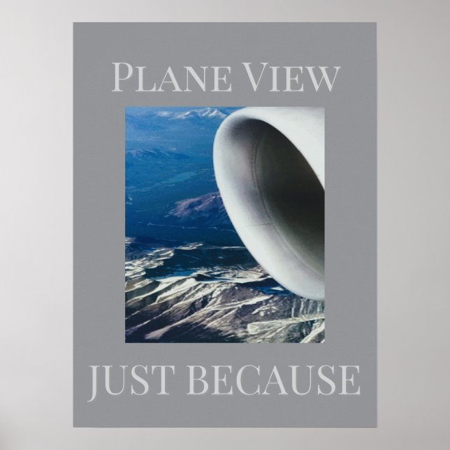 Affiche Vue Avion (Devant)