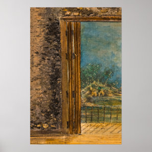 Affiche - Vue sur la mer Peinture acrylique sur bo
