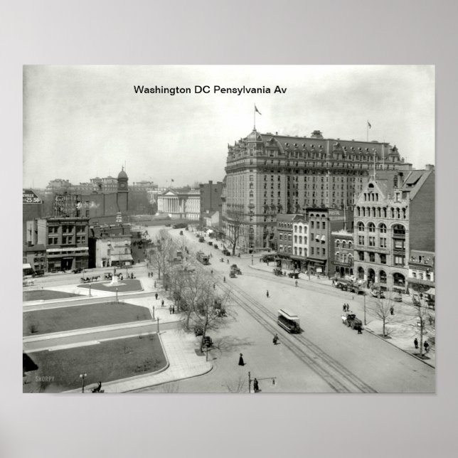 affiche washington DC 1910 (Devant)