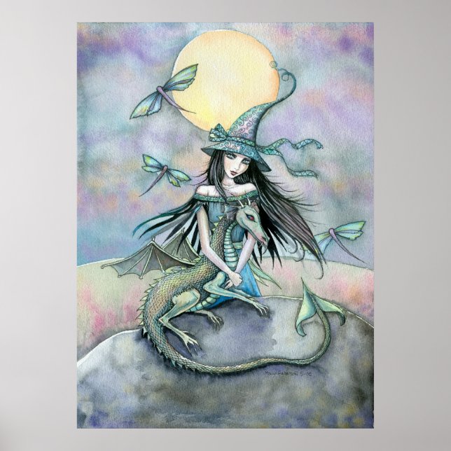 Affiche Witch Dragon par Molly Harrison (Devant)