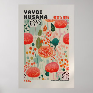 Affiche Yayoi Kusama - Impression abstraite de Yay