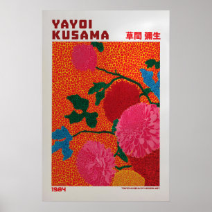 Affiche Yayoi Kusama - Inspirée de Yayoi Kusama