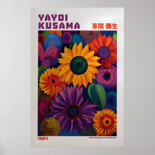 Affiche Yayoi Kusama - Inspirée de Yayoi Kusama