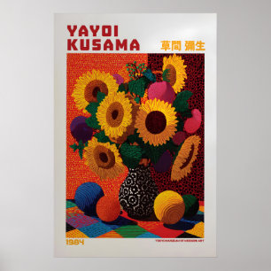 Affiche Yayoi Kusama - Inspirée de Yayoi Kusama