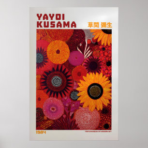 Affiche Yayoi Kusama - Inspirée de Yayoi Kusama