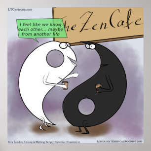 Affiche Yin & Yang rencontrent Funny Zen