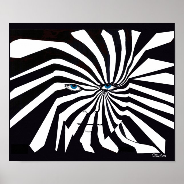 Affiche zèbre (Devant)