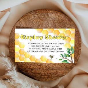 Afficher la carte d'insertion de Baby shower