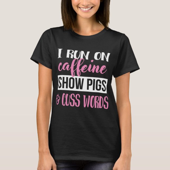 Afficher le T-shirt cochon (Devant)