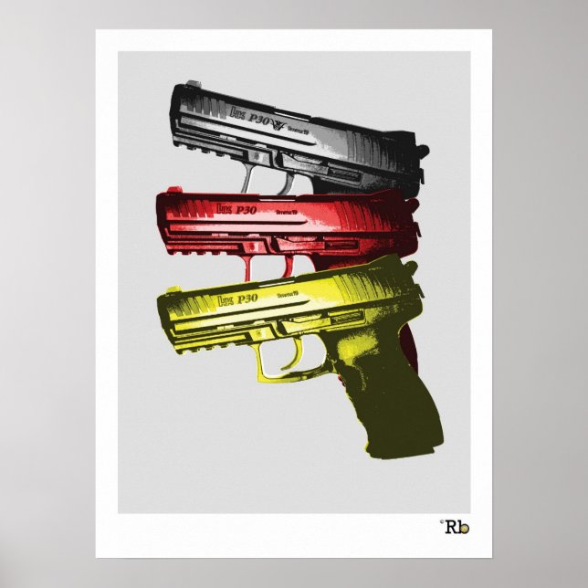 Afficher vos couleurs : HK P30 Poster (Devant)