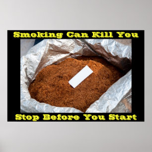 affiches anti-tabac sur Grey