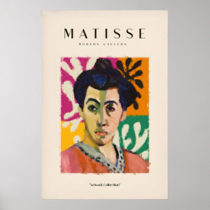 Affiches d'art de Matisse - Affiche de portrait ab