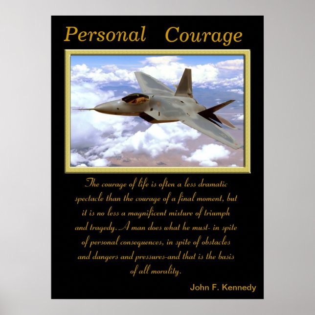 Affiches de courage personnel 11 (Devant)