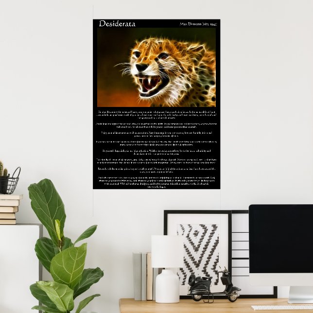 Affiches de Desiderata 13 (Bureau à domicile)