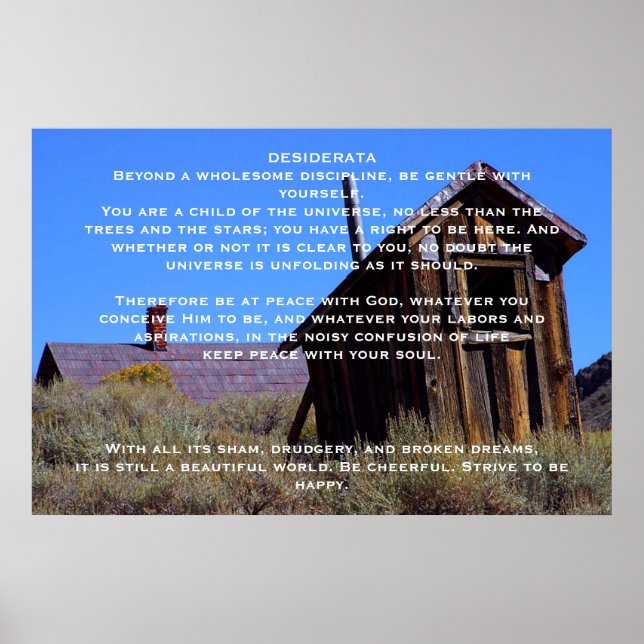 Affiches de la maison de départ de la montagne DES (Devant)