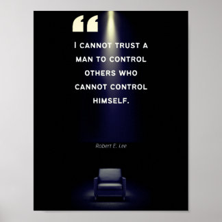 Affiches de leadership - Robert E Lee Citation