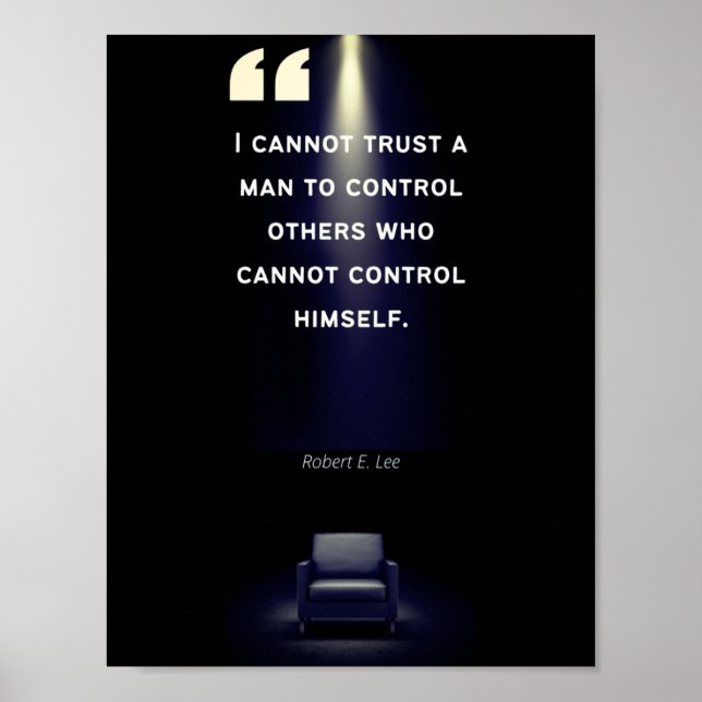 Affiches de leadership - Robert E Lee Citation (Devant)