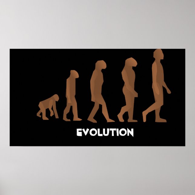 Affiches de l'évolution (Devant)
