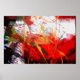 Affiches de peinture Abstraite numérique