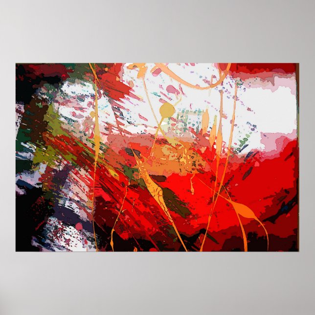 Affiches de peinture Abstraite numérique (Devant)